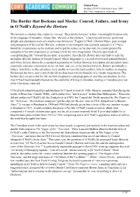 Conrad, Failure, and Irony in O'neill's