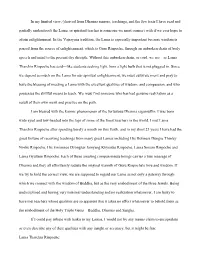 (Derived from Dharma Rumors, Teachings, and the Few Texts I Have