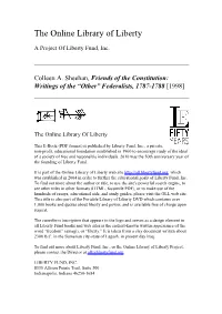 Federalists, 1787-1788 [1998]