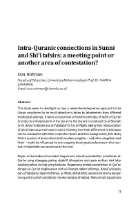Intra-Quranic Connections in Sunni and Shi'i Tafsirs