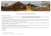 A Tentative Program of WCCM XII & APCOM VI
