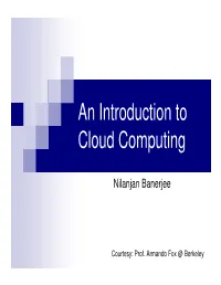 An Introduction to Cloud Computing