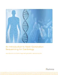 An Introduction to Next-Generation Sequencing for Cardiology Table of Contents