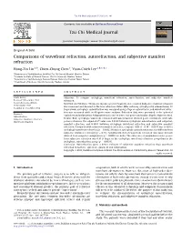 Comparisons of Wavefront Refraction, Autorefraction, and Subjective Manifest Refraction