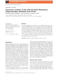 Hemiptera: Fulgoromorpha: Derbidae) from Korea Mohammad Atikur RAHMAN,1,2 Yong Jung KWON1 and Sang Jae SUH1
