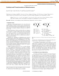 Synthesis and Transformation of Halochromones