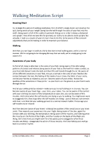 Walking Meditation Script