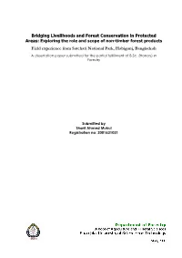 Bridging Livelihoods and Forest Conservation in Protected Areas: Exploring the Role and Scope of Non-Timber Forest Products