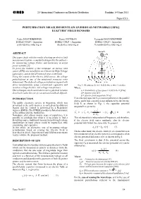 C I R E D Perturbation Measurements on Overhead