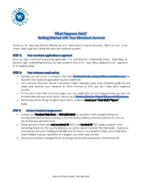 Getting Started with Your Merchant Account