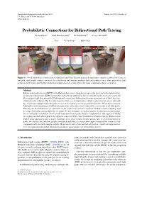 Probabilistic Connections for Bidirectional Path Tracing