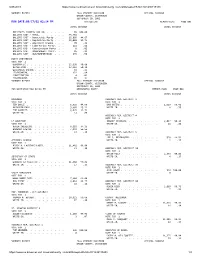 Run Date:09/17/02 02:14 Pm Statistics Report-El45 Page 001