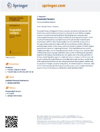 Sequential Analysis Tests and Confidence Intervals