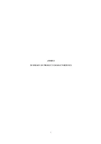 1 Annex I Summary of Product Characteristics