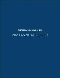 2020 ANNUAL REPORT FINANCIAL HIGHLIGHTS ($ in Millions, Except Per Share Amounts)