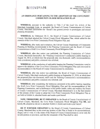Cove Point Flood Mitigation Plan Page 1 of 2