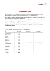 Greenpack Rate
