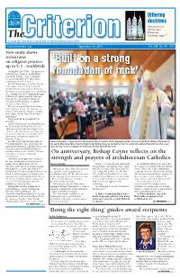 Guides Award Recipients on Anniversary, Bishop Coyne Reflects on the Strength and Prayers of Archdio