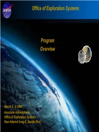 Office of Exploration Systems Program Overview