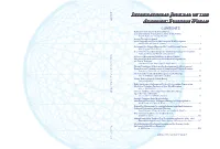 Spring 2018, Volume 12 Issue 1 12 Volume Spring 2018,
