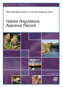 West Dunbartonshire Local Development Plan