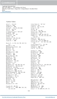 Author Index