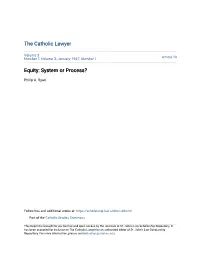 Equity: System Or Process?