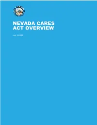Nevada Cares Act Overview