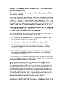Ofcom's Consultation on the Renewal of the Channel 4 Licence