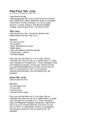 Tofu Jerky First Published in Freewheelin ' October 2007