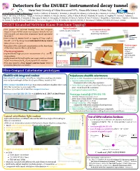 Ultra-Compact Calorimeter Prototypes ENUBET