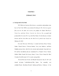 CHAPTER I INTRODUCTION A. Background of the Study Will Gluck