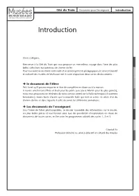 Cité Du Train Document Pour L’Enseignant Introduction