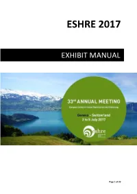 Exhibit Manual
