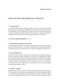 King Arthur and Medieval Knights