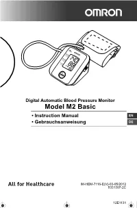 Model M2 Basic • Instruction Manual EN • Gebrauchsanweisung DE