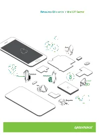 Resource Efficiency in the ICT Sector, Oeko