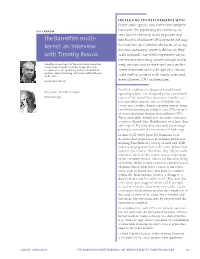 The Barrelfish Multi- Kernel: an Interview with Timothy Roscoe