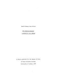 The Elusive Paradise: a Study of W.H.Hudson