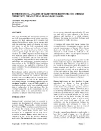 Biomechanical Analysis of Hard Tissue Responses and Injuries with Finite Element Full Human Body Model