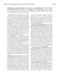 Conceptual Lunar Missions to the Ina Lunar Irregular Mare Patch: Distinguishing Between Ancient and Modern Volcanism Models