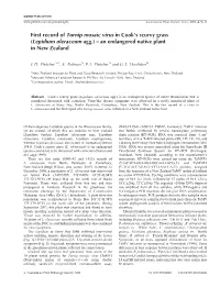 First Record of Turnip Mosaic Virus in Cook's Scurvy