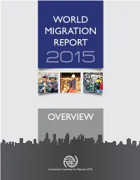 IOM World Migration Report 2015 Overview