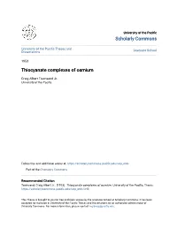 Thiocyanate Complexes of Osmium