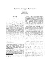 A Virtual Honeypot Framework