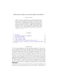 Beltrami's Models of Non-Euclidean Geometry