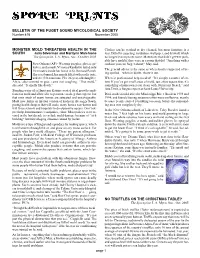 Bulletin of the Puget Sound Mycological Society No