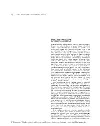 "Clock Distribution in Synchronous Systems"