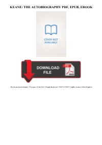 Keane: the Autobiography PDF Book