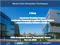 Monte Carlo Simulation Techniques